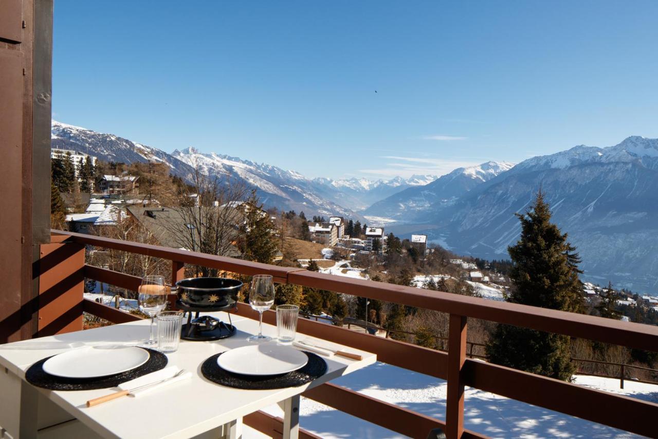 Magnifique Appartement Proche Du Centre Et Du Ski Crans-Montana Buitenkant foto